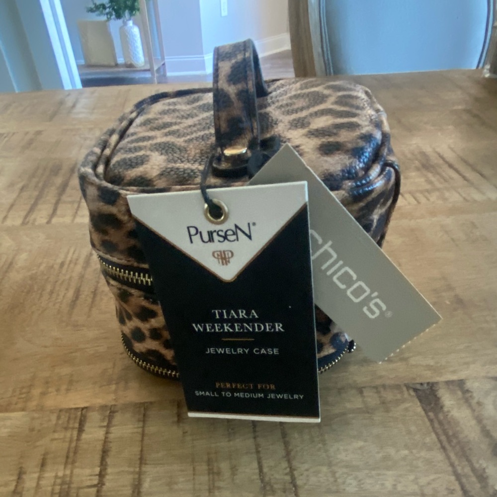 PurseN Tiara Weekender Jewelry Case NWT